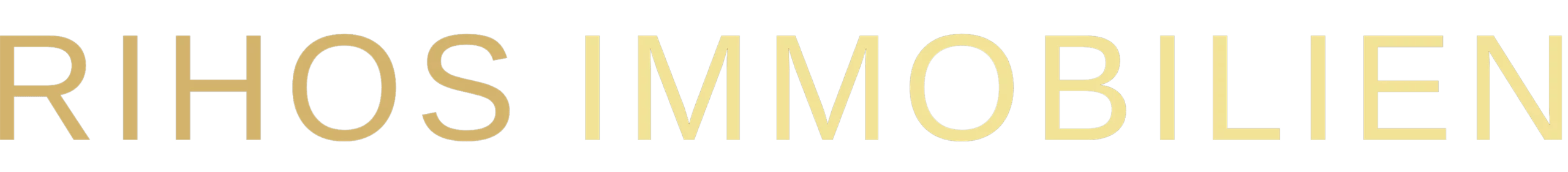Rihos Immobilien Schriftzug