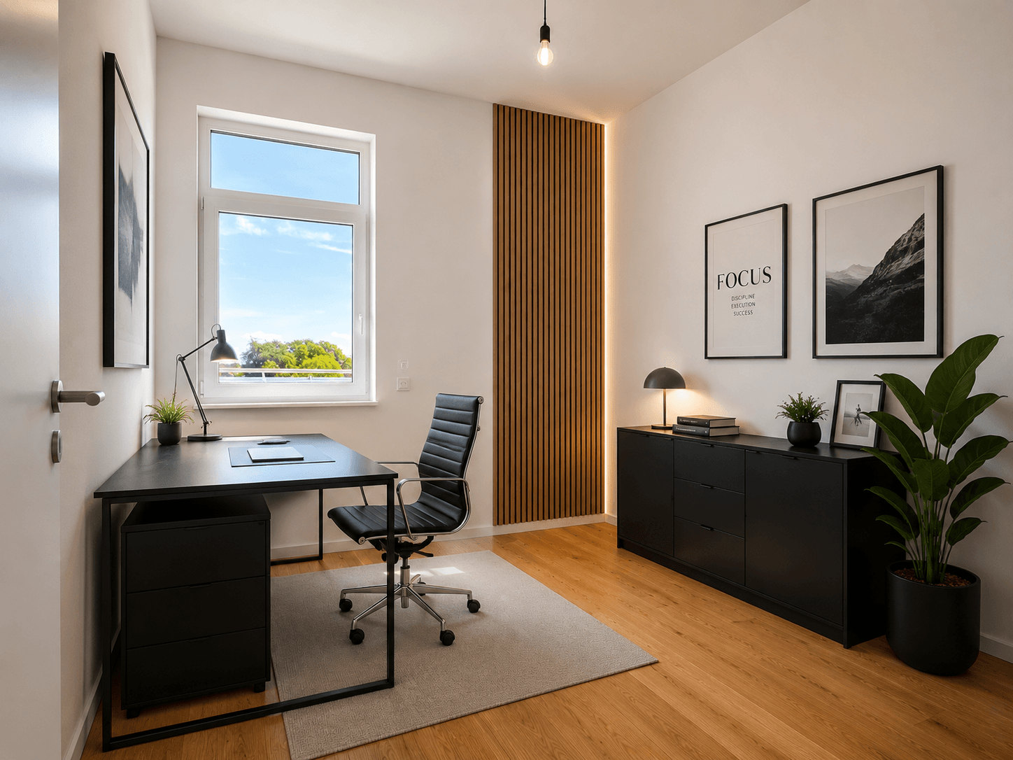 Büro mit Möbel